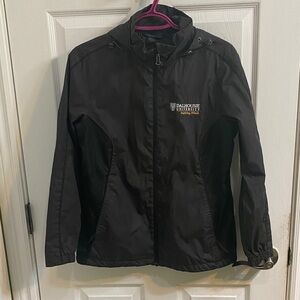 North End Dalhousie University Women’s Light Hooded Jacket Black Spring Gift